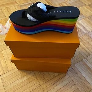 Brand New Rocketdog Pride Flip Flops - 2 Pair